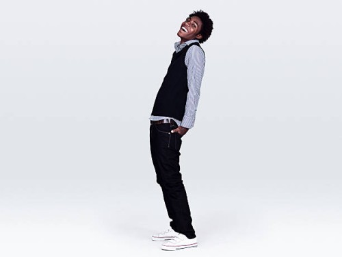 young man laughing - fashion photos et images de collection
