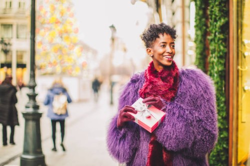 young woman is buying presents - fashion stock pictures, royalty-free photos & images