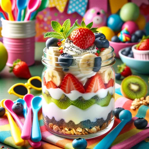 Fun and Healthy Fruit Yogurt Parfait for Kids